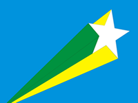 imagem da bandeira do município de novo horizonte do oeste